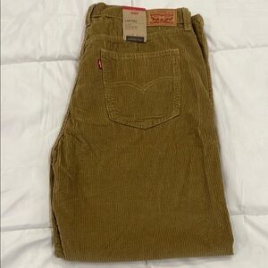 Levi's Corduroy Pants Low Pro in Camel 32x30
